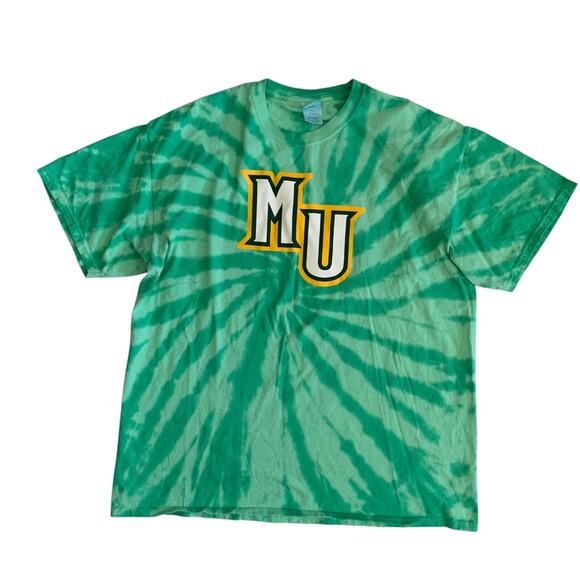 Port Company Methodist University Men's Size XL Short Sleeve Tie Dye T-Shirt - Picture 12 of 14